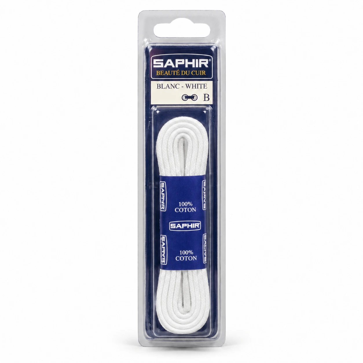 Lacets blancs Saphir